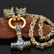 Load image into Gallery viewer, Thors Hammer Pendant and Choice of Chain Length