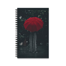 Load image into Gallery viewer, Lady Rain 5x8 Spiral Bound Journal, Diary, Notebook, Available in Dot Grid, Lined, Blank, Task