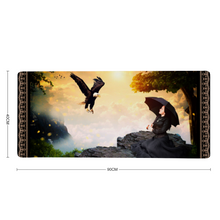 Load image into Gallery viewer, Lady Fallon Custom Rectangular Non-slip Mouse Pad 16" x 35"