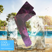 Load image into Gallery viewer, Purple Rose Unisex UV Protection Ice Arm Sleeves