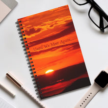 Load image into Gallery viewer, Red Sun 5x8 Spiral Bound Journal, Diary, Notebook, Available in Dot Grid, Lined, Blank, Task