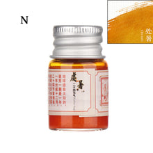 Load image into Gallery viewer, 5ml 24 Glitter Powder Colored Ink Calligraphy Writing Feather Fountain Pen Ink