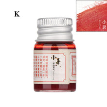 Load image into Gallery viewer, 5ml 24 Glitter Powder Colored Ink Calligraphy Writing Feather Fountain Pen Ink