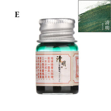 Load image into Gallery viewer, 5ml 24 Glitter Powder Colored Ink Calligraphy Writing Feather Fountain Pen Ink
