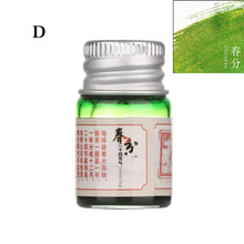 Load image into Gallery viewer, 5ml 24 Glitter Powder Colored Ink Calligraphy Writing Feather Fountain Pen Ink