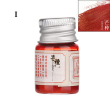 Load image into Gallery viewer, 5ml 24 Glitter Powder Colored Ink Calligraphy Writing Feather Fountain Pen Ink