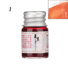 Load image into Gallery viewer, 5ml 24 Glitter Powder Colored Ink Calligraphy Writing Feather Fountain Pen Ink