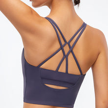 Load image into Gallery viewer, Criss Cross Stretchy Cropped Tank Top