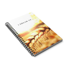 Load image into Gallery viewer, Golden Harvest 5x8 Spiral Bound Journal, Diary, Notebook, Available in Dot Grid, Lined, Blank, Task