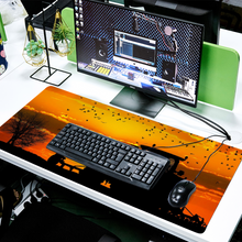 Load image into Gallery viewer, Long Day in The Tractor Custom Rectangular Non-slip Mouse Pad 16" x 35"