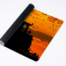 Load image into Gallery viewer, Long Day in The Tractor Custom Rectangular Non-slip Mouse Pad 16" x 35"