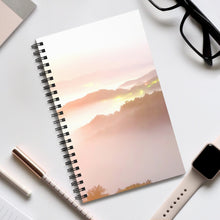 Load image into Gallery viewer, At Dusk 5x8 Spiral Bound Journal, Diary, Notebook, Available in Dot Grid, Lined, Blank, Task