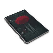Load image into Gallery viewer, Lady Rain 5x8 Spiral Bound Journal, Diary, Notebook, Available in Dot Grid, Lined, Blank, Task