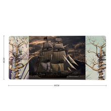 Load image into Gallery viewer, Sail Away Again Custom Rectangular Non-slip Mouse Pad 16" x 35"