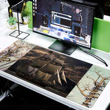 Load image into Gallery viewer, Sail Away Custom Rectangular Non-slip Mouse Pad 16" x 35"