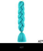 Load image into Gallery viewer, Ombre Jumbo Braid 24 Inches Synthetic Hair Extensions For Women DIY Hair Braids Pink Purple Yellow Gray Multi Colors 2