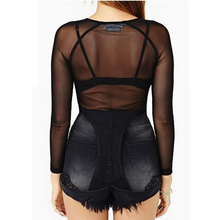 Load image into Gallery viewer, Mesh Sheer Blouse Choice of 4 Color/Styles Sizes S-5XL
