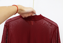 Load image into Gallery viewer, Mesh Sheer Blouse Choice of 4 Color/Styles Sizes S-5XL