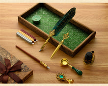 Load image into Gallery viewer, Antique Feather Pen Retro Classic Wax Seal Stamp Stationery Kit for Calligraphy