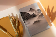 Load image into Gallery viewer, Foggy Mountain 6x9 Hardcover Blank NoteBook