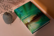 Load image into Gallery viewer, Green Sunrise 6x9 Hardcover Blank NoteBook