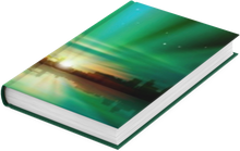 Load image into Gallery viewer, Green Sunrise 6x9 Hardcover Blank NoteBook