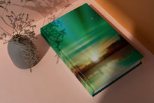 Load image into Gallery viewer, Green Sunrise 6x9 Hardcover Lined NoteBook