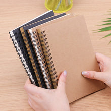 Load image into Gallery viewer, Sketchbook Diary For Drawing Painting Graffiti Soft Cover Black Paper Sketchbook Notepad Notebook Office School Supplies 1PC