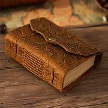 Load image into Gallery viewer, Retro Faux Leather Handmade Vintage Travel Journal Diary Notebook Notepad Birthday Valentine's Day Gift
