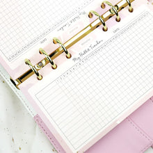 Load image into Gallery viewer, A5 A6 Fantasy Habit Tracker Refill Papers 40 Sheets Filler Papers for 6 Ring Binder Organizer Notebook Papers