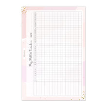 Load image into Gallery viewer, A5 A6 Fantasy Habit Tracker Refill Papers 40 Sheets Filler Papers for 6 Ring Binder Organizer Notebook Papers