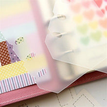 Load image into Gallery viewer, 2pcs/lot A5 or A6 Binder Divider Board for Separating Lose-leaf Pages Notebook Agenda Dustproof PP Board Index Divider Stationery Accessories
