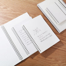 Load image into Gallery viewer, Kraft Paper A5 A6 A7 and B5 Spiral Notebook PP Hardcover Office Supplies Drawing Sketch Notebooks Blank Dotted Lined Grid Page Planner Diary Notepad