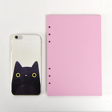 Load image into Gallery viewer, A5 and A6 Macaroon Laser Color DIY Binder Notebook Cover Diary Agenda Planner Journal School Stationery