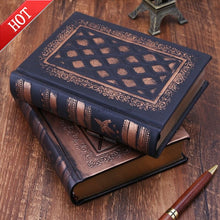 Load image into Gallery viewer, Faux Leather Retro Vintage Diary Journal Notebook Blank Hard Cover Sketchbook Paper Stationery Travel School Student Gifts
