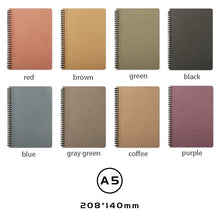 Load image into Gallery viewer, A5/B5 Color Cover Notebook Horizontal Line 130 Pages Daily Writing Notepad Planner Office School Supplies Stationery