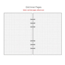 Load image into Gallery viewer, A5 and A6 Macaroon Laser Color DIY Binder Notebook Cover Diary Agenda Planner Journal School Stationery