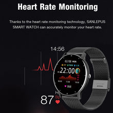 Load image into Gallery viewer, LIGE 2022 Smart watch Ladies Full touch Screen Sports Fitness watch IP67 waterproof Bluetooth For Android iOS Smart watch Female
