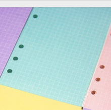 Load image into Gallery viewer, A5 and A6 Macaroon Laser Color DIY Binder Notebook Cover Diary Agenda Planner Journal School Stationery