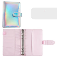 Load image into Gallery viewer, A5 and A6 Macaroon Laser Color DIY Binder Notebook Cover Diary Agenda Planner Journal School Stationery