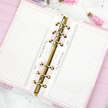 Load image into Gallery viewer, A5 A6 Fantasy Habit Tracker Refill Papers 40 Sheets Filler Papers for 6 Ring Binder Organizer Notebook Papers