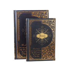 Load image into Gallery viewer, Retro Gold Embossed Memory Hardcover Notebook A5 or B5 Diary Office Notebook 1PCS