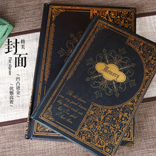 Load image into Gallery viewer, Retro Gold Embossed Memory Hardcover Notebook A5 or B5 Diary Office Notebook 1PCS
