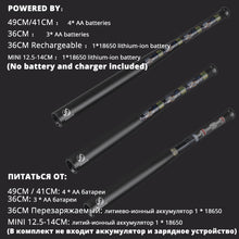 Load image into Gallery viewer, Baseball Bat LED Flashlight T6 LED torch super bright baton for Emergency and For self-defense,outdoor lighting