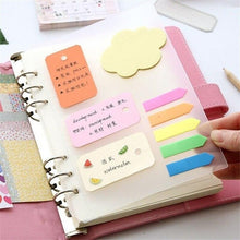 Load image into Gallery viewer, 2pcs/lot A5 or A6 Binder Divider Board for Separating Lose-leaf Pages Notebook Agenda Dustproof PP Board Index Divider Stationery Accessories