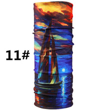Load image into Gallery viewer, Microfiber Neck Scarf Headband Magic Ring Neck Bandana Hood Multi Function Seamless Many Colors