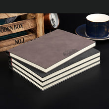 Load image into Gallery viewer, A5 Soft Suede Leather Hardcover Agenda Organizer Hardcover Notebook Office  School Supply PU Leather Notebook Optional Notebook Stand Notepad Diary Business Journal Planner