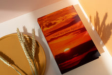 Load image into Gallery viewer, Red Sun 6x9 Hardcover Blank NoteBook