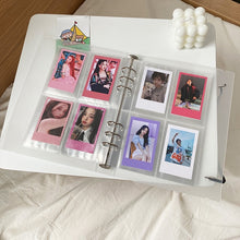 Load image into Gallery viewer, A5 Mini Binder Heart Design and Photocards Photo Protector Sleeves of Numerous Sizes (sold separately) Collections Polaroid Album Scrapbook Card Binder