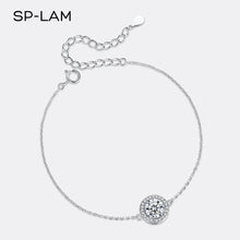 Load image into Gallery viewer, 1Ct Moissanite Diamond Bracelet High Fashion 925 Sterling Silver Moissanite Charm Bracelet For Women Luxury Jewelry
